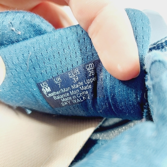 Ryka Sky Walk Walking 2 Shoe Blue Athleisure Running Sneakers C777 - Picture 9 of 10